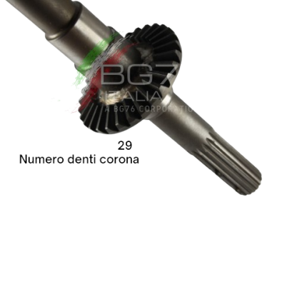 BG2130  COPPIA CONICA INFERIORE ad. GOLDONI FRESA 21M Z=9/25 RIF. ORIG. 21.02679+15134 - immagine 2