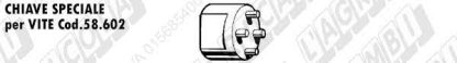 58.602-A  CHIAVE SPECIALE PER VITE  COD ORIG 88.67.001