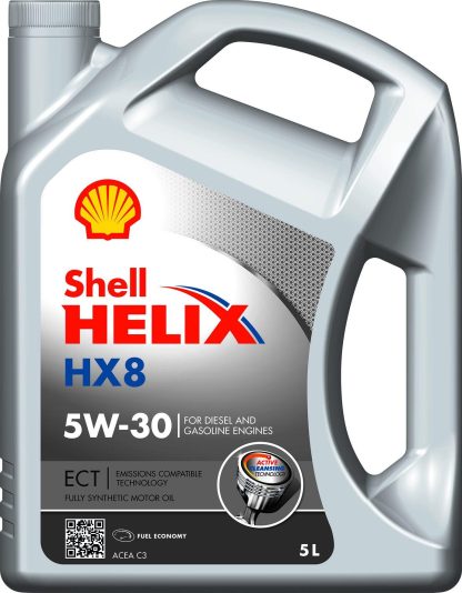 OLIO LUBRIFICANTE SHELL HELIX HX8 ECT 5W30 5L   con 9100