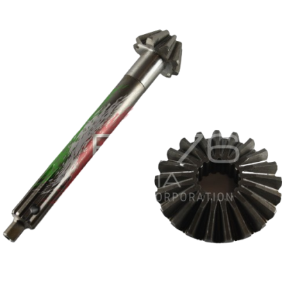 BG1279  COPPIA CONICA PIGNONE + CORONA ad. MOTOCOLTIVATORE FERRARINO DENTI 9 21