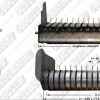 59.351 RACCOGLITORE  COMPLETO Imp. su Carraro ROTOPRESSE  n°16 Fasce A=53 P=69 con CONVOGLIATORE LL=1104 mm - L= 1230 mm (dettagli) - immagine 2