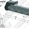 59.351 RACCOGLITORE  COMPLETO Imp. su Carraro ROTOPRESSE  n°16 Fasce A=53 P=69 con CONVOGLIATORE LL=1104 mm - L= 1230 mm (dettagli)
