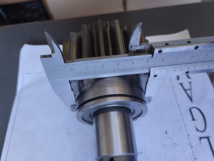 0.010.9175.0/20  ALBERO SECONDARIO RIDUTTORE LUNGHEZZA 410 mm. A 19 DENTI ORIGINALE SDF - immagine 5
