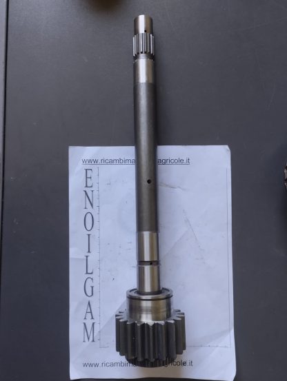0.010.9175.0/20  ALBERO SECONDARIO RIDUTTORE LUNGHEZZA 410 mm. A 19 DENTI ORIGINALE SDF