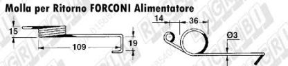 61.120   	MOLLA a TORSIONE per Ritorno Forconi Alimentatore