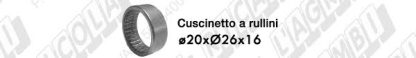 67.045-CU01  	CUSCINETTO A RULLI Pignoni Comer (ø20 x Ø26 L=16) (HK216V)