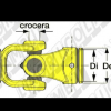 52.222-1   SNODO  COMPLETO PER CARDANO TUBO   ESTERNO  TIPO WALTERSHEID 1"3/8 Z6 CROCIERA 35X106,5 ADATTABILE WALTERSHEID  W240