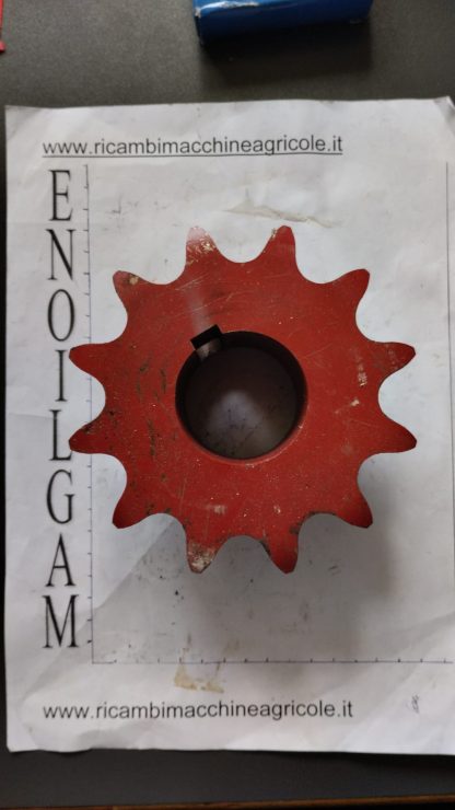 RUOTA CORONA DENTATA RIF.6  SUPERTINO SP ALBERO TRASMISSIONE SP30037A Pignone traino catena foro Ø50 z.12 1"1/4