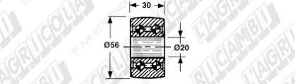 58.119      RULLO  PISTONE   ø20 x Ø56 x 30