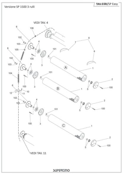 SPACCATO RICAMBI ROTOPRESSA SUPERTINO SP - immagine 10