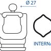 503.50530W FORCELLA INTERNA SERIE 2480 1B USATA - immagine 3