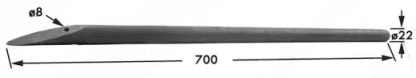74.071	BASTONE   ANDANA  L=700
