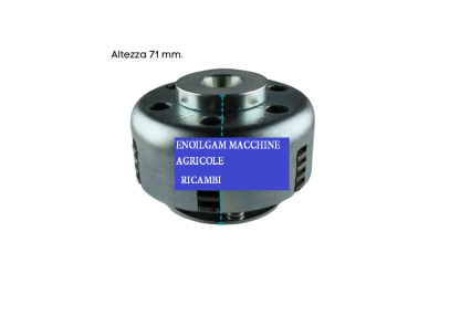 CH718 FRIZIONE MULTIDISCO H=71mm Z=8 (15X12) D=102mm ADRIATICA