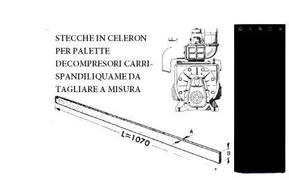 72.100    STECCA IN CELERON  4,0 X 30