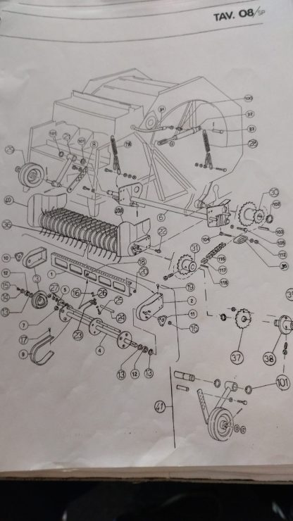 SP30178A MOLLA A TRAZIONE D5 ZINCATA BIANCA ROTOPRESSA SUPERTINO RIF 28 - immagine 2