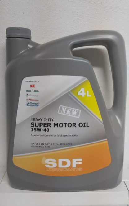 OLIO MOTORE SDF 15W40 PER TRATTORI SAME LAMBORGHINI HURLIMANN 4 LT   0.901.0013.3