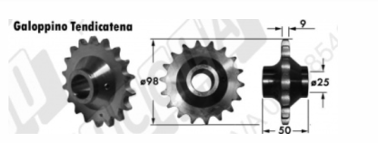 64.218: TENDICATENA PER ROTOPRESSA GALLIGNANI 18.02.003 06.02.003
