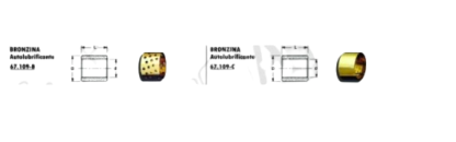 62.109-B: BRONZINA PER ROTOPRESSA RASSPE COD ORIG RS 6022