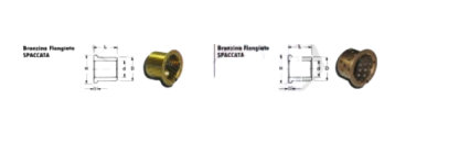 59.889-E: BRONZINA Flangiata FLANGIATA PER ROTOPRESSA FELLA COD ORIG 123507
