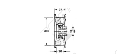 58.190: TENDICATENA PER ROTOPRESSA New Holland -  Sgorbati  COD ORIG 1113/550 1111/1935.
