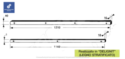 58.211-S PATTINO PISTONE : Serie n° 2 PATTINI PER ROTOPRESSA AMA