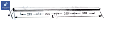 58.325  GUIDA PISTONE TONDA PER ROTOPRESSA WELGER COD ORIG 1119.03.03.01