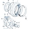0.011.0683.3  CORONA COMPLETA  CON CUSCINETTI PER SAME HURLIMANN  LAMBORGHINI