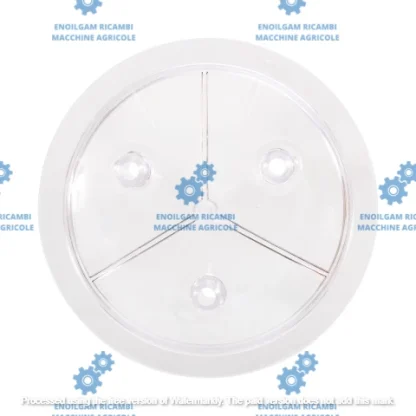 00100045  Coperchio bidone del latte per secchio mungitrice con 3 uscite, per bidoni del latte - immagine 4