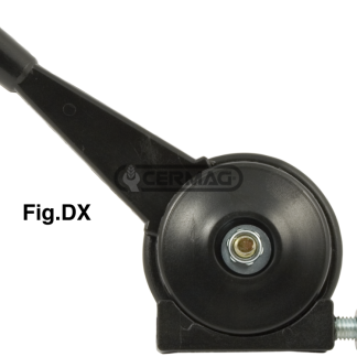 MANETTINO ACCELERATORE DX E SX IN NYLON GAMBO DRITTO PER TRATTORE manettino acc.dx leva diritta nylon  60113