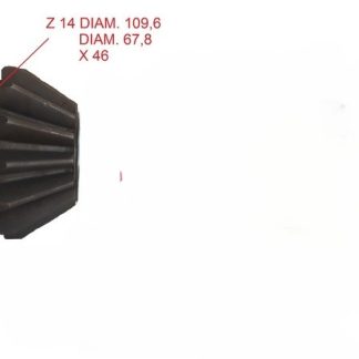 TB19 PIGNONE FRESA MASCHIO TIPO B ZAPPATRICE MASCHIO B