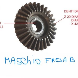 TB27  CORONA  FRESA MASCHIO  TIPO B  CORONA ZAPPATRICE TYPO B