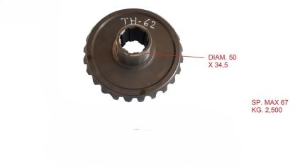 TH 62   CORONA PER FRESA  MASCHIO NC   Z = 25 - immagine 2