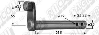 67.045-B03 BIELLA per SCATOLA ANDANATORE PER COMER 11 BRACCI mod .k-792A 0.789.6000