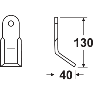 TFEI17 COLTELLI PER TRINCIA FERRI 50X8 FORO 16,5 COD. 0901146