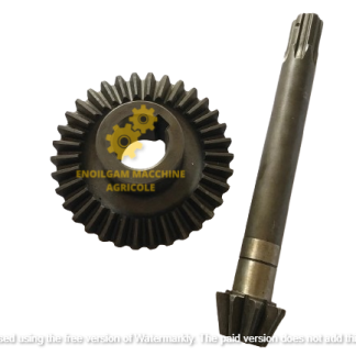 COPPIA CONICA FRESA MOTOCOLTIVATORE VALPADANA VMC18 DENTI PIGNONE  Z=13  CORONA Z=31